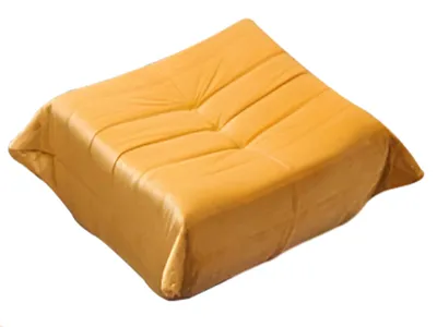 Immagine prodotto di Pouf di design arancione Pouf imbottito Pouf elegante Pouf
