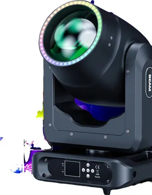 Zdjęcie produktu dla Ruchomy reflektor, sterowanie DMX, efekty RGB, wtyczka EU