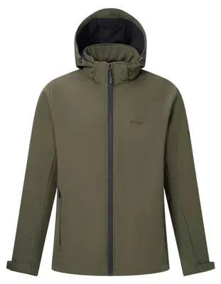 Productafbeelding van Regatta - "Denvo" softshell jas voor heren, winddicht, model RG13423 (3XL) (donker kaki)