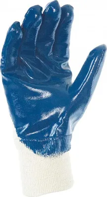 Produktbild von Vollbeschichteter Handschuh mit Moltonträger 100% Baumwolle SINGER - Schwere Arbeiten in feuchten Umgebungen - Größe 10 - NBR32703
