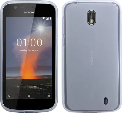 Produktbild von Nokia 1 Handy Silikon Schutzhülle Cover Case Transparent
