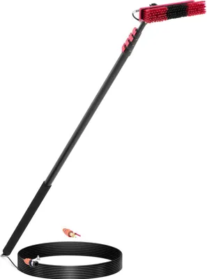 Obrázek produktu pro Expondo ulsonix teleskopická mycí kartáč – s přípojkou na vodu – pro solární panely a okna – 1750–7200 mm