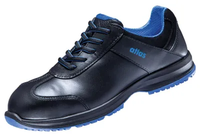 Produktbild von Atlas Sicherheitshalbschuh Damen GX 120 S2 ESD SRC DGUV Gr. 41 schwarz/royalblau