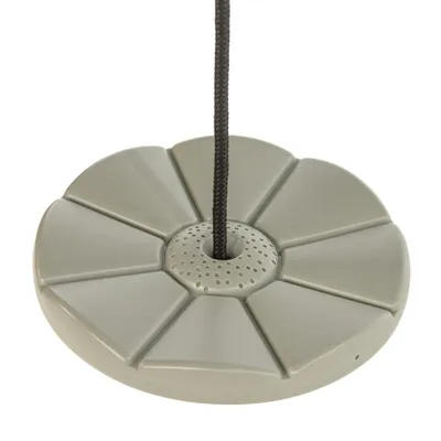 Image de Balançoire TRIBECCO – siège rond pour enfants, Ø 280 mm, en plastique robuste – à partir de 3 ans – charge maximale de 50 kg (vert pastel)