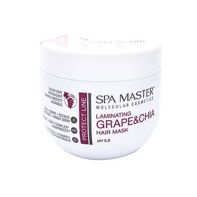 Obrázok produktu pre Spa Master Laminujúca maska Laminujúca maska na vlasy s hroznom a chia 3,5pH 500 ml