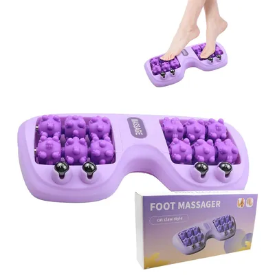 Produktbild von Fußmassageroller Dual – Fußmassagegerät tragbar für Plantarfasziitis, Fersensporn & Tiefenmassage der Fußsohle