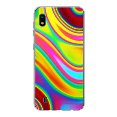 Produktbild von MuchoWow® Handyhülle Schutzhülle Hülle für Samsung Galaxy A10 Kunst - Wellen - Farben - Psychedelisch Silikon Softcase Handy Hülle - Schutzhülle