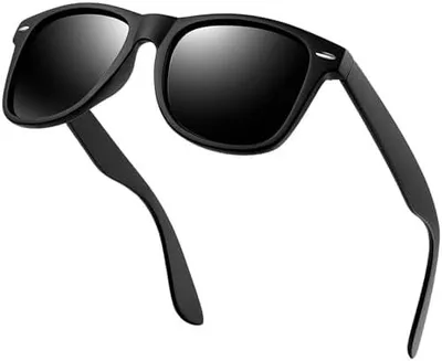 Produktbild von Polarisiert Sonnenbrille Herren und Damen Retro Klassische Rechteckig Sonnenbrille UV400 Schutz für Fahren Wandern Golf Angeln Outdoorsport