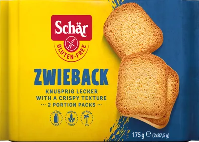 Produktbild von Schär Zwieback glutenfrei 175 g
