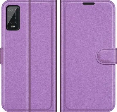 Produktbild von Mobigear Classic  Wiko Power U20 Hülle Klapphülle Geldbörse - Lila