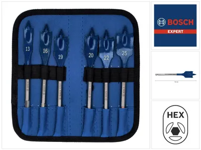 Immagine prodotto di Bosch 2608900333 Bosch EXPERT SELFCUT Speed Flachfräsbohrer Set 6tlg.13-25mm