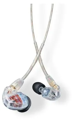 Produktbild von Shure SE535, Kabelgebunden, Bühne/Studio, 18 - 19000 Hz, 30 g, Kopfhörer, Transparent