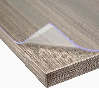 Produktbild von Aylo PVC Tischfolie 2mm Transparent Tischdecke Tischschutz Tischmatte  glasklar, Länge:Musterstück, Breite:Musterstück