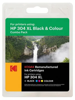 Productafbeelding van 185H030417 KODAK HP DJ2620 (2) Zwart HP304XL/N9K08AE/N9K07AE 15/18ml (185H030417)