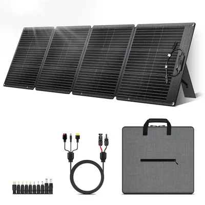 Zdjęcie produktu dla Panel słoneczny - Składany panel słoneczny - Panel fotowoltaiczny - Przenośny panel słoneczny - Monokrystaliczny - Moc 200W