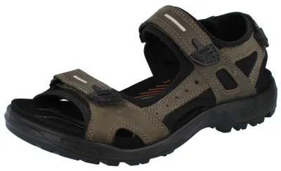 Produktbild von ECCO Offroad Yucatan Herren Trekkingsandale grün schwarz Nubukleder - Größe: 45