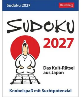 Produktbild von Sudoku Tagesabreißkalender 2027 - Das Kult-Rätsel aus Japan: mit täglichen Rätseln. Tageskalender zum Abreißen für Rätselfreunde. Aufstellkalender 202