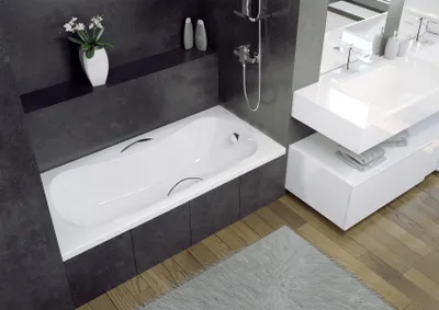 Produktbild von Badewanne Eckwanne Eck 150*70 cm Acrylwanne Wanne Bad Eckbadewanne Wannen Weiß