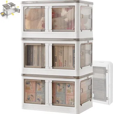 Produktbild von Famanu Aufbewahrungsboxen Set 3 Stück - groß, stapelbar, mit Deckel