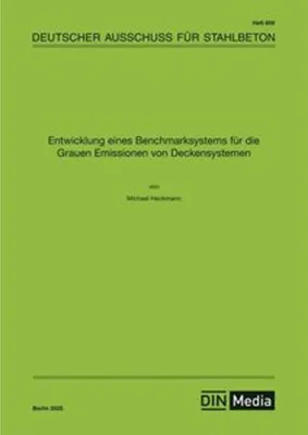 Zdjęcie produktu dla Entwicklung eines Benchmarksystems für die Grauen Emissionen von Deckensystemen