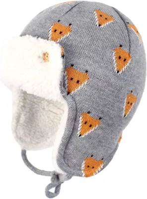 Produktbild von Wintermütze für Kinder, Skimütze mit Ohrklappen