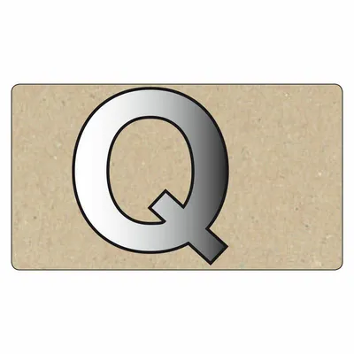 Obrázok produktu pre Spiegelornamente Grobuchstabe Q