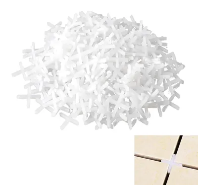 Immagine prodotto di Distanziali per piastrelle - 2 mm di spessore - Trasparente - 500 pezzi