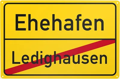 Produktbild von Blechschild Ledighausen / Ehehafen