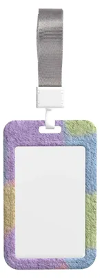 Produktbild von Ausweishalter aus Hartplastik für Arbeitskarten und Namensschilder in Pastellfarben
