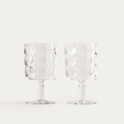 Produktbild von HOMLA Satz APPED Gläser transparent auf Fuß, 340 ml, 2er-Set