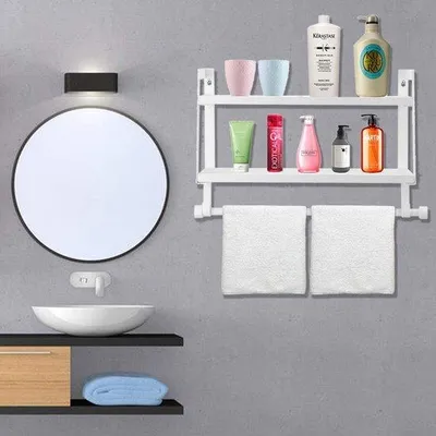 Immagine prodotto di Set di 2 mensole da parete per bagno e cucina