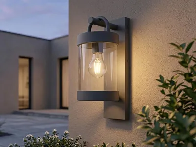 Produktbild von LED Außenwandleuchte Anthrazit Landhausstil Wand-Laterne zur Fassadenbeleuchtung