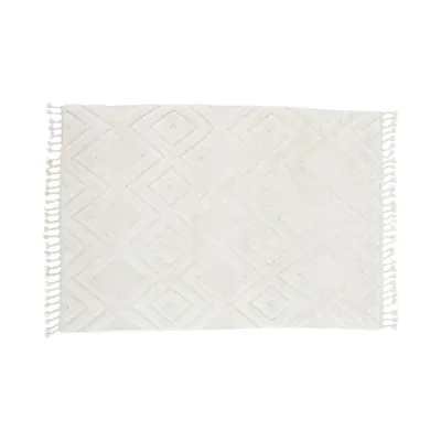 Image de Venture Home Tapis Dahlia Blanc