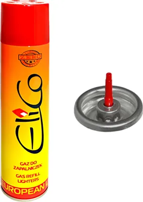 Zdjęcie produktu dla Elico Gaz Do Nabijania Zapalniczek Palników Nabój Kartusz Gazowy 300ml