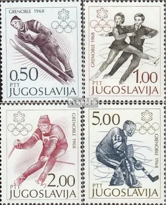 Produktbild von Briefmarken Jugoslawien 1968 Mi 1262-1265 (kompl.Ausg.) postfrisch Olympische Winterspiele