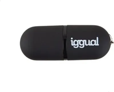 Obrázek produktu pro iggual IGG318492, 16 GB, USB Typ-A, 2.0, 480 MB/s, Čepice, Černá