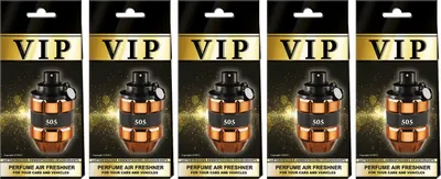 Produktbild von 5x Auto Duft VIP-505, Lufterfrischer Auto,Duftbaum auto,Auto zubehör,Duftspender