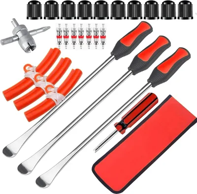 Produktbild von Werkzeugset, 39-teilig – Set zur Reifenmontage – mit Felgenschutz