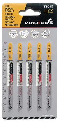 Produktbild von Volkers T101B-5 Stichsägeblatt HCS für Holz & Kunststoff