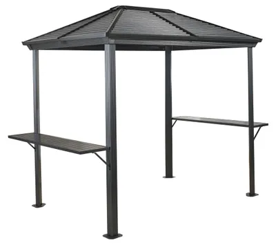 Produktbild von Sojag Ventura 58 Aluminium Grillpavillon mit Seitenablagen 2x3 m