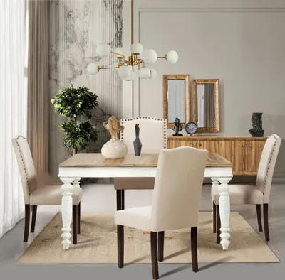 Produktbild von Sweetcrispy Esszimmerstühle 2er Set,Elegant und Schön Modern Stühle Esszimmer,Leinenstoff Gepolstert küchenstühle,Kratzfester Boden Esszimmerstuhl
