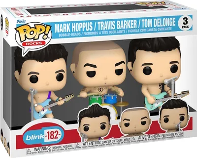 Produktbild von Blink 182 - Mark Hoppus Travis Barker Tom Delonge - Funko Pop! Vinyl Figur