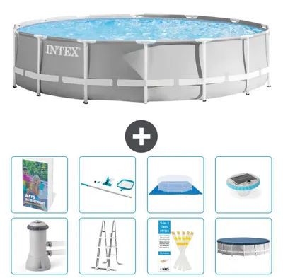 Produktbild von Prism Frame Pool Rund - 427x107 cm - 7-teilig S595
