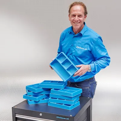 Produktbild von Fachtrenner mit 4 Fächern - 25 Stück