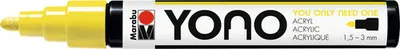 Produktbild von Marabu YONO, Gelb, Mehrfarbig, 1 Farben, 1,5 mm, 3 mm, Kanvas, Stoff, Glas, Kunststoff, Stein, Holz