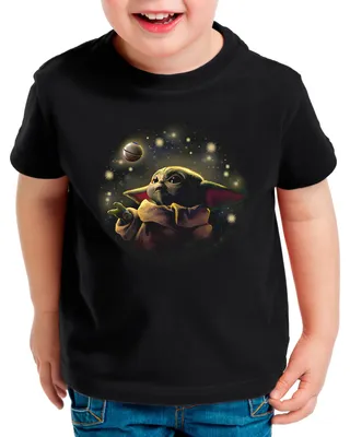 Produktbild von A.N.T. The Baby Kinder T-Shirt yoda mando kopfgeldjäger