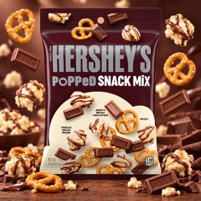 Produktbild von Hershey's Popped Snack Mix (12 x 113g)