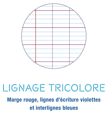 Zdjęcie produktu dla Clairefontaine 2592C, Wzór, Różne kolory, 90 g/m², Miękka okładka, Uniwersalne