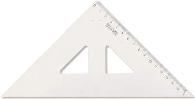 Produktbild von KOH Dreieck Plast 45° 16 cm Lineal transparent 2