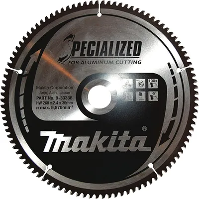 Produktbild von Makita Sägeblatt SPECIALIZED 260x30x100Z